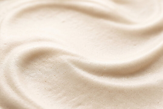soft creamy foam texture with smooth abstract waves