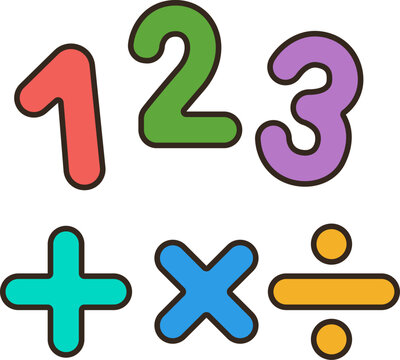 Elementary School Math Class Illustration