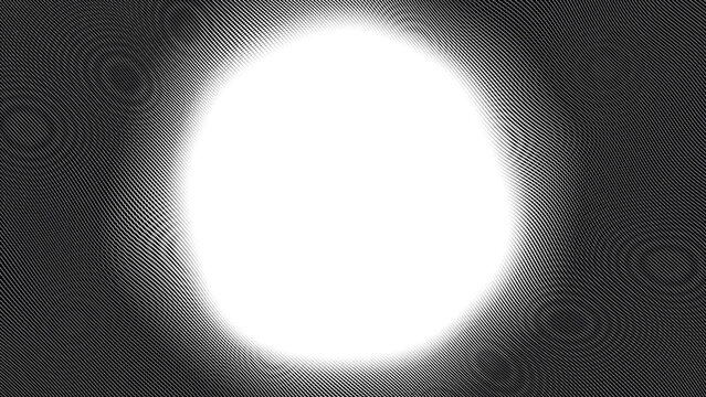 Heavy black moire interference overlay surrounding circular transparency grid. ,transparent png
