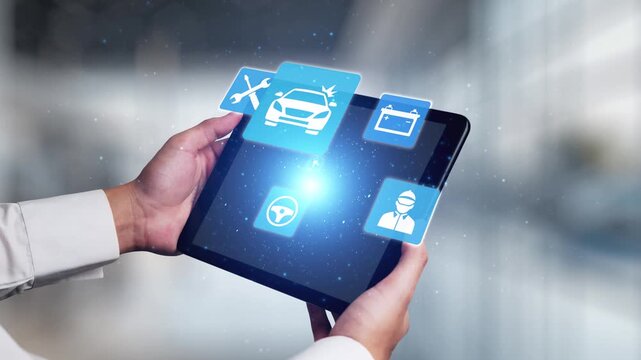 Car service and insurance provide vehicle maintenance, car insurance coverage claim app, and safety. Mobile car service and insurance, cost estimate, driver user gain confidence and protection. Spire