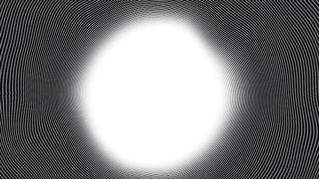 Abstract circular radial distortion pattern with checkered background for artistic effects. ,transparent png