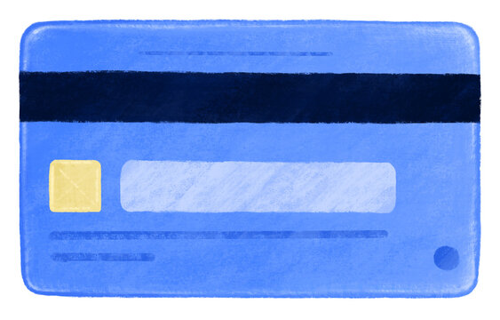 Credit card png, money & finance illustration, transparent background