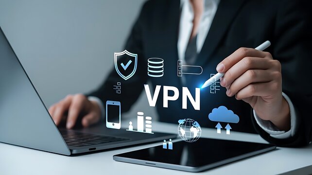 Securing digital connections with Virtual Private Network (VPN) technology, ensuring data privacy and online security for modern users