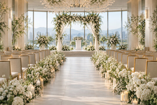 Wedding hall decorations