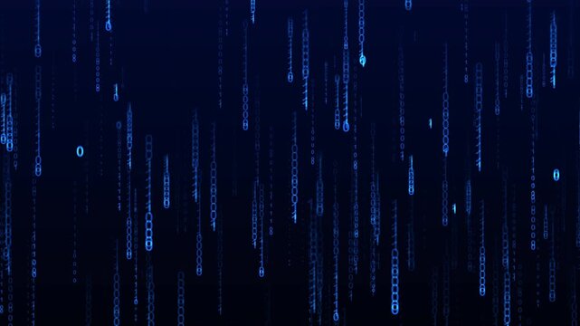 The Matrix Digital Rain Stream Scroll Down