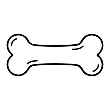 dog bone vector illustration