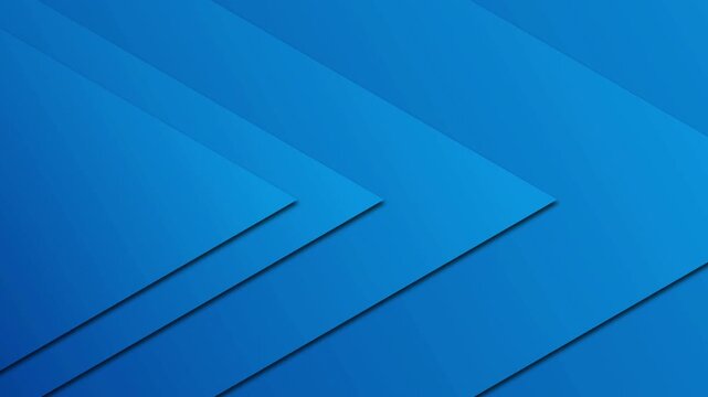 Layered Blue Geometric Paper Sheets 4K
