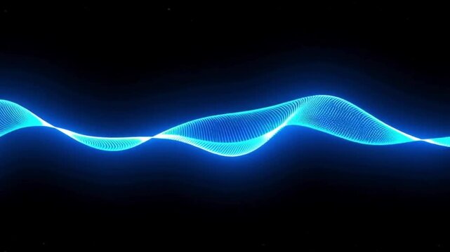 abstract blue wave illustration 