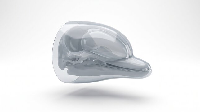 Dolphin melon echolocation organ simple portrait