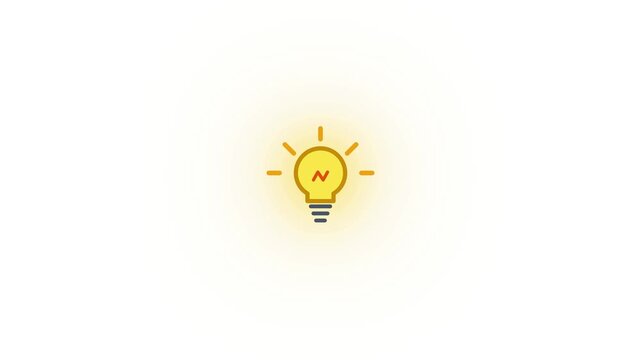 Cursor clicking learn more button with glowing lightbulb icons