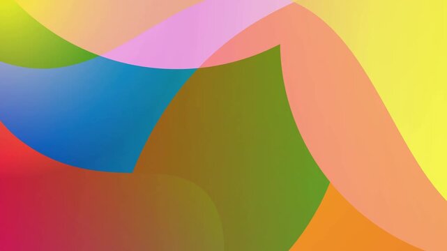 Abstract colorful flowing wave pattern 4K