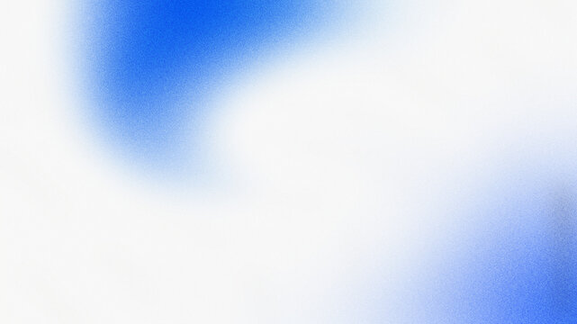 Abstract background with a blue white gradient with subtle noise and grain texture