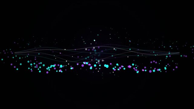 Abstract dual axis plasma wave loop a seamless timeless motion background for visual projects
