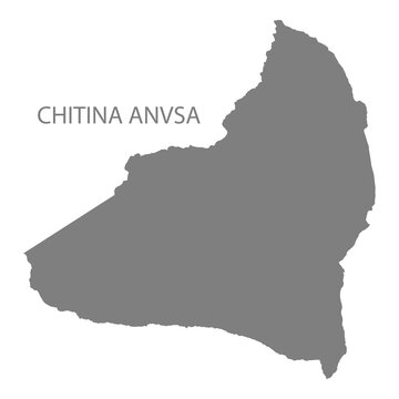 Chitina Anvsa Map, Alaska, USA