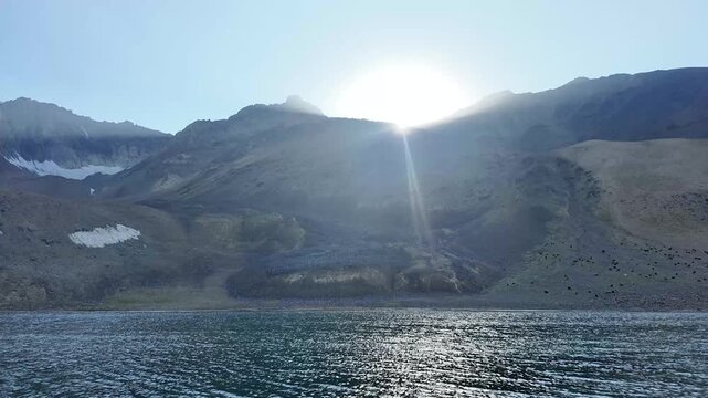 Sunrise Over Shah Foladi Mountain and Koh-e Baba Range in Bamyan