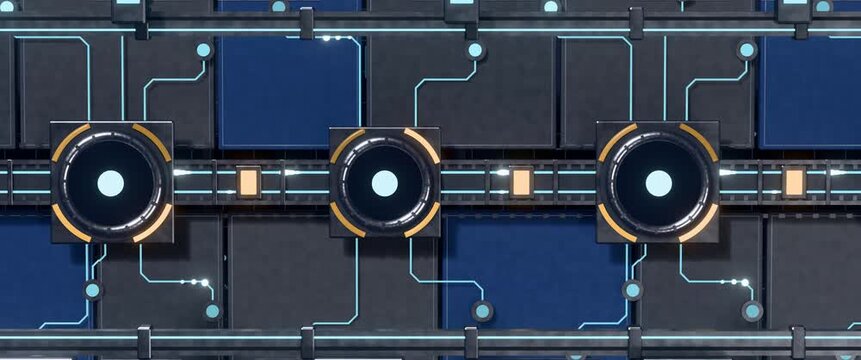 Relay Backbone Wall Data Center Network Loop