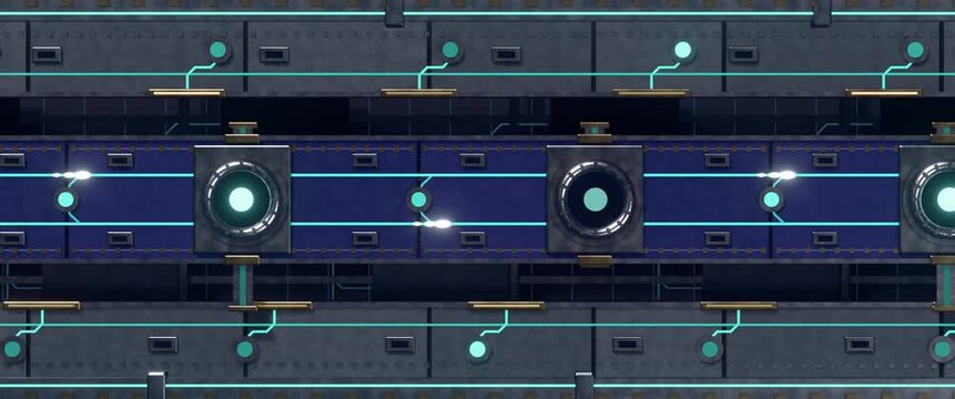 Counterflow Circuit Bands Data Handshake Loop