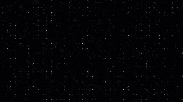 Animated abstract technology random dots and grid background with grey rhombus dot matrix 4K animation