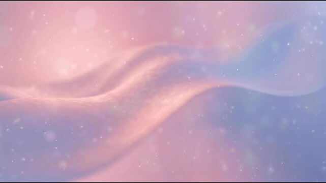 Abstract soft focus color fields with frosted pink and periwinkle blue setting, cinematic visual effect for modern creative design