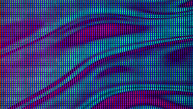 Electronic Pink and Blue LED Screen Image. High-Tech Neon Gradient Background. 