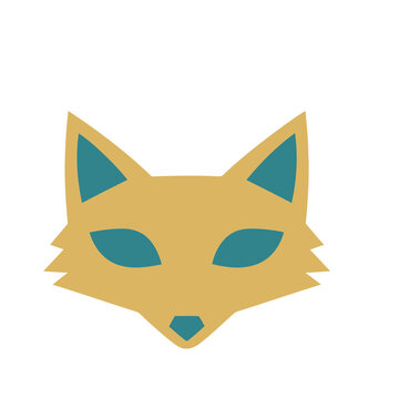 Stylized Fox Face Icon
