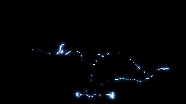 lightning flash light, blue lightning bolt,Strong thunder lightning animated overlay, Multiple lightning bolts on vibrant black screen background.4k animatio