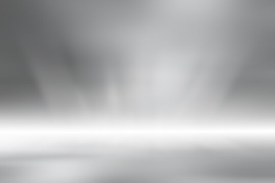 Gray empty room studio gradient used for background and display your product