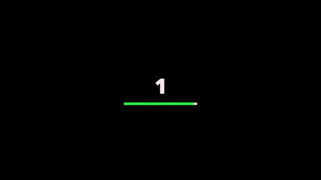 5s counter, UI element animation