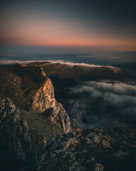 Obraz premium Dolomites mountain landscape in Val Gardena, South Tyrol, Italy