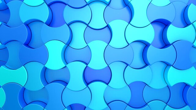 Background of Geometric Shapes. Abstract motion, loop, two color, 3d rendering, 4k resolution
