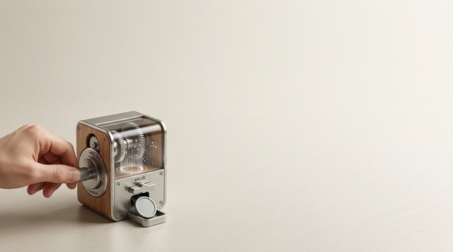 Person holding clock to represent ai cost control and allocating limited computational resources only when needed