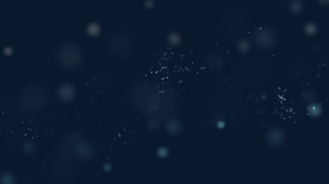 Beautiful shiny dust particles fly abstract black purple bokeh background. Glitter floating air. Magic glow sequins close up. Iridescent sparkles shimmer. Blurry spangles. Holiday Christmas decoration