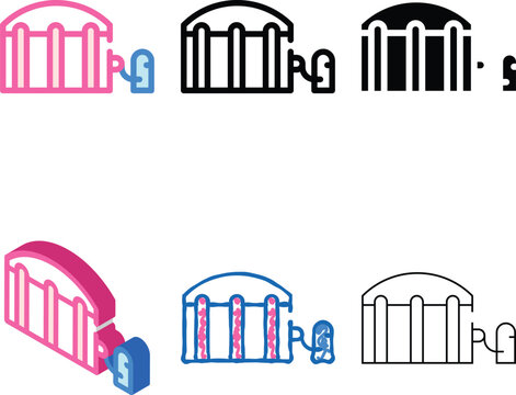 storage building multipack alternative energy line icon vector. storage building alternative energy color sign. isolated symbol illustration