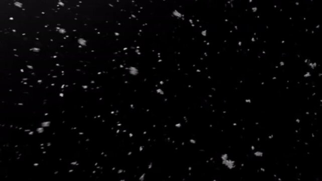 Isolated Snow Falling &ndash; Realistic Snowfall Animation on Transparent Background | Winter Snow Effect	
