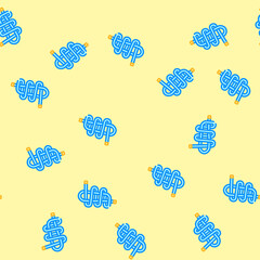 heaving line knot nautical vector seamless pattern heaving line knot nautical sign illustration © sevector