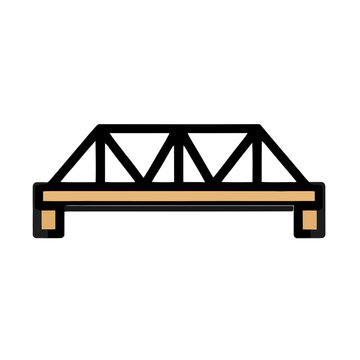 Truss bridge illustration