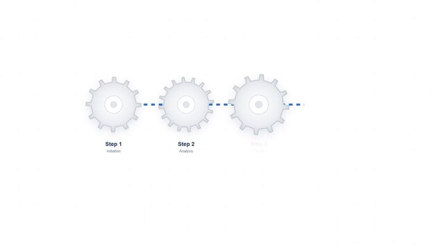 Business Process Workflow Infographic Motion Graphics Animation