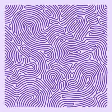 Abstract organic line pattern, purple turing pattern background, generative maze texture, seamless biological ripple design for modern branding