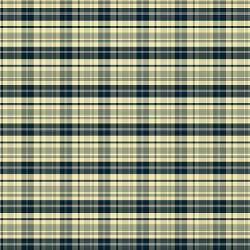 Dark Navy and Beige Plaid Seamless Pattern Background