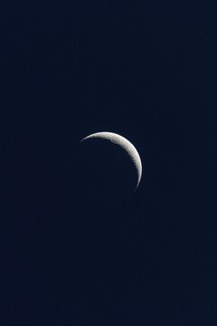 Waxing moon, Munich, Germany
