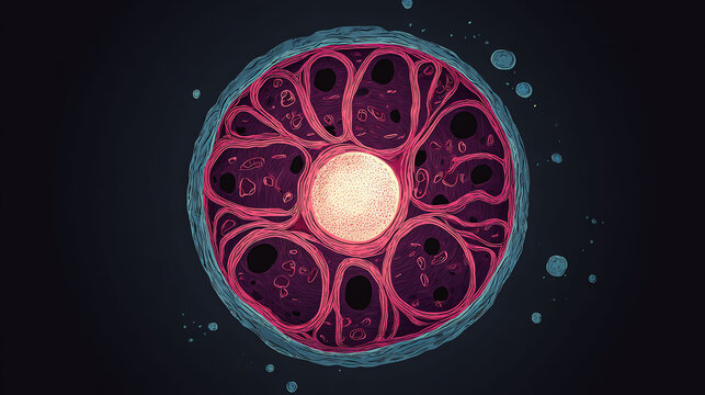 Cellular Structure Illustration