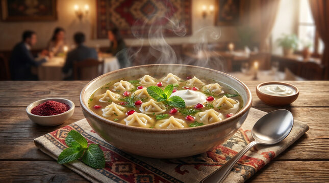 Azerbaijani Dushbara Soup