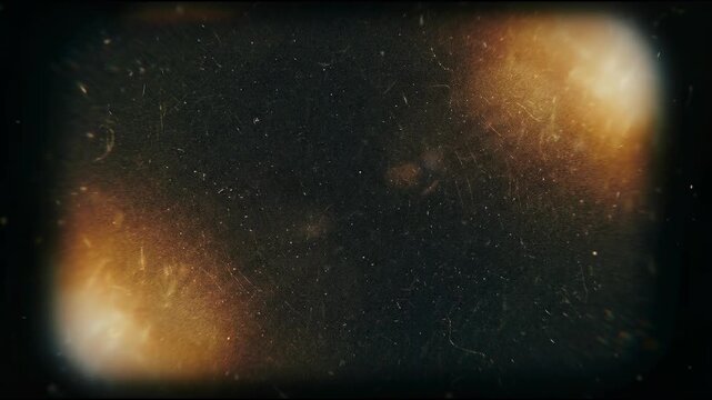 Vintage celluloid texture with dust particles and micro scratches, cinematic abstract visual for luxury, sparkle and celebration