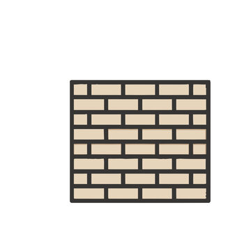 Illustration of a brick wall pattern