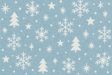 Obraz premium Winter-themed festive illustration background