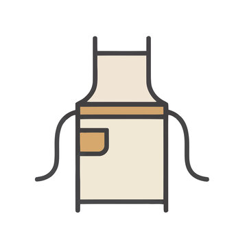 Simple apron illustration