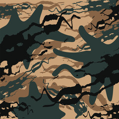camouflage abstract ink pattern cloth print background © Aditya Agustian yp