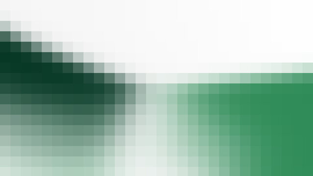 Pixelated gradient background in green and white tones for web banner and hero header