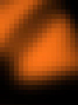 Orange pixelated gradient background for poster, banner, and web hero backdrop