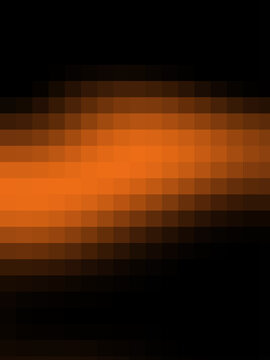 Orange pixelated gradient background on black for modern poster, banner, and web hero backdrop design